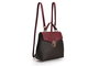 Lucky Bees Mochila 1214 v2 - Marrón, Rojo Claret